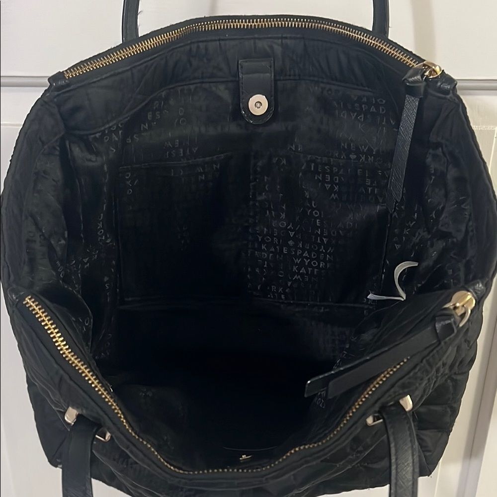 Kate Spade Black Quilted Tote - Picture 10 of 12